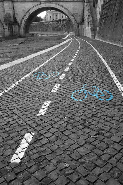 E lungo il Tevere....