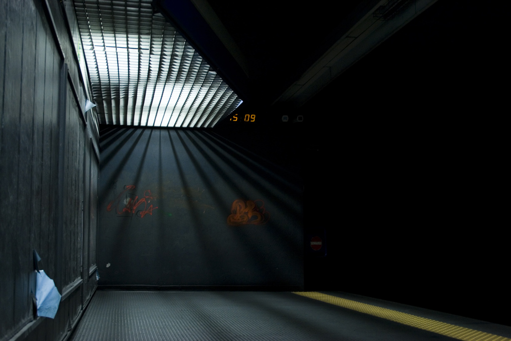 .light in underground.