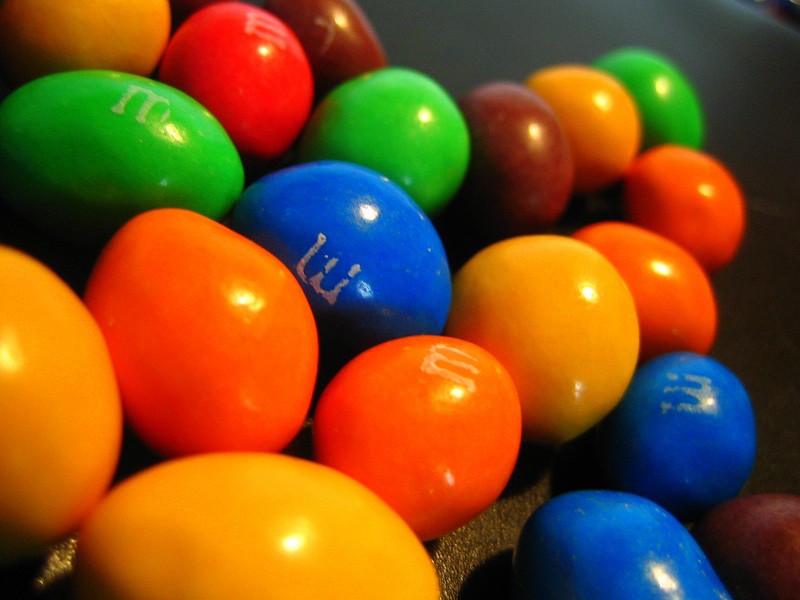 l'invasione delle m&ms