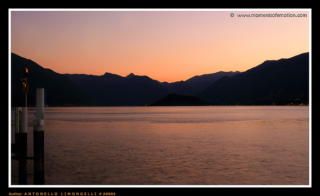 Tramonto sul Lago