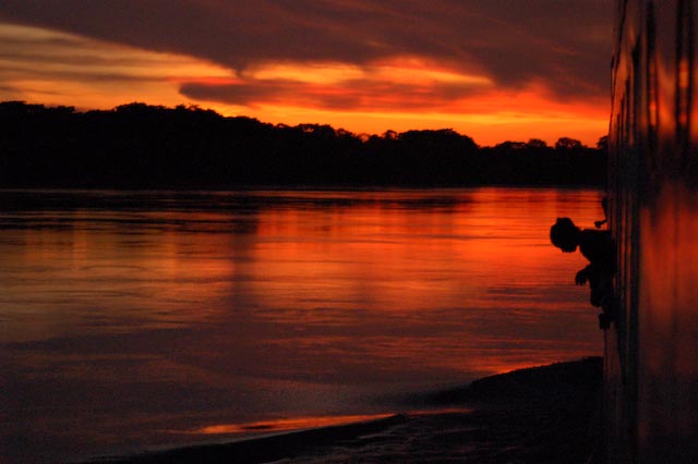 amazon sunset