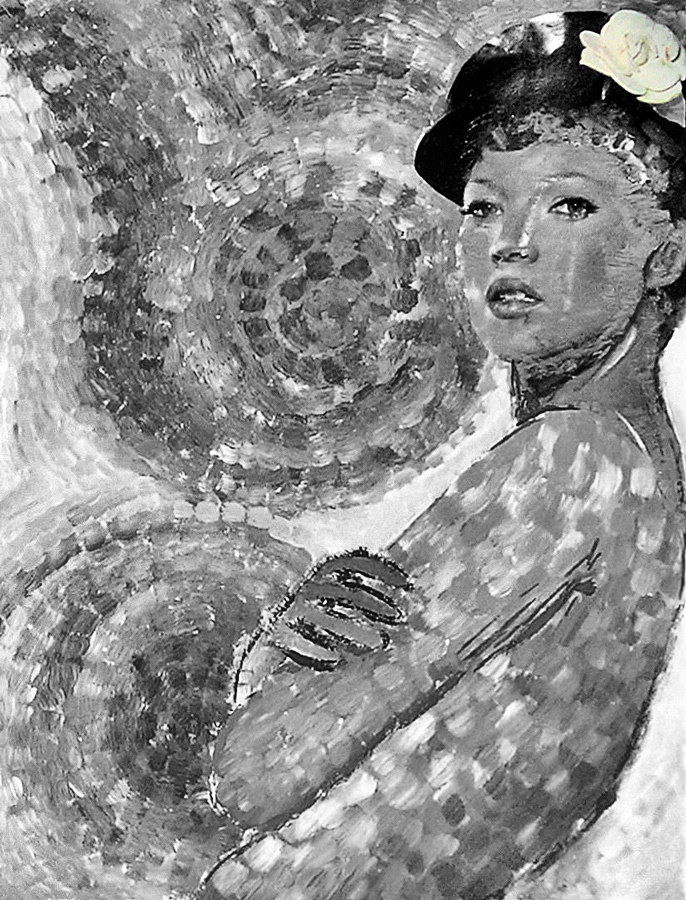 Il fiore sul suo cappello