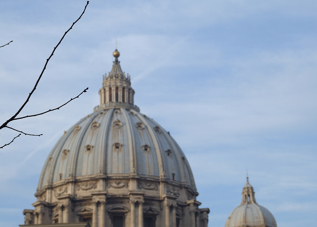Veduta della cupola di S. Pietro