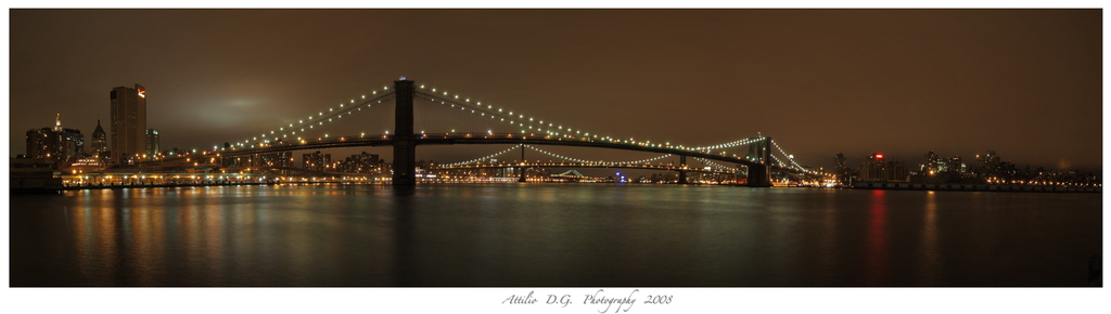 Ponte di Brooklyn...ore 22:00.....