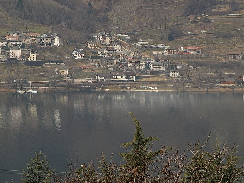 Lago di Caldonazzo senza sole