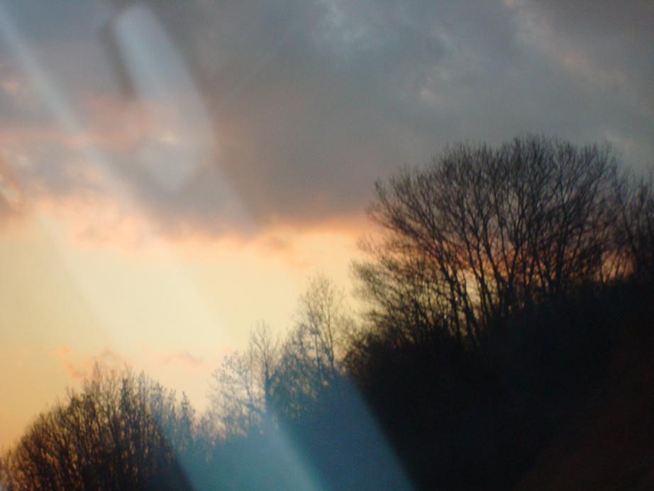 ...trafitto da un raggio di sole: