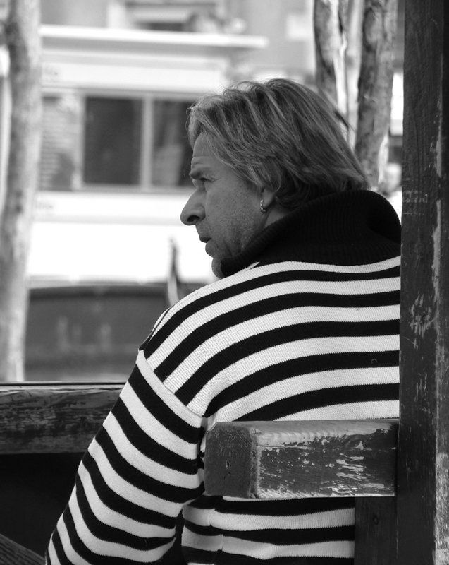 Gondoliere in attesa