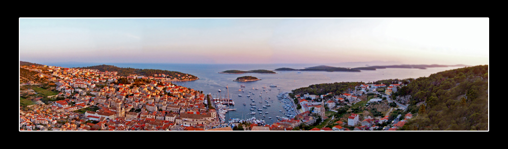 Panoramica di una citt� croata