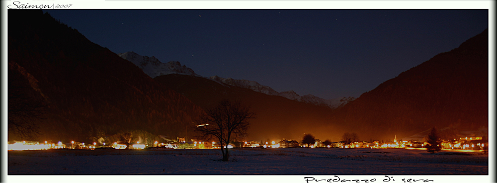 Predazzo di sera
