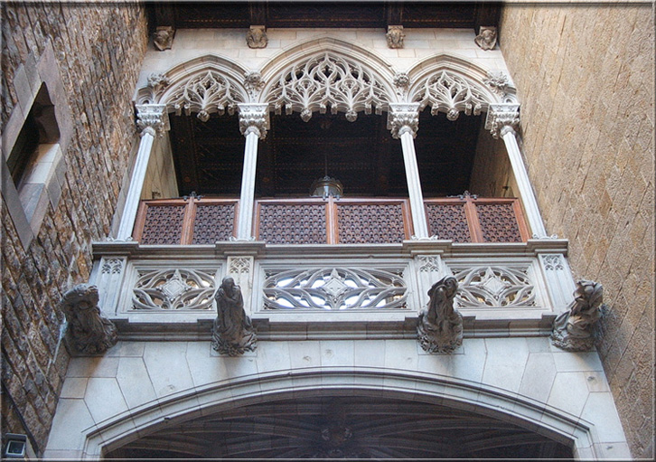 Barcellona vicolo della cattedrale