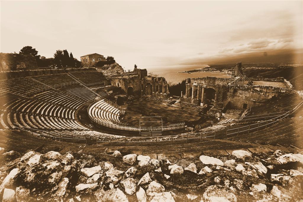 taormina, teatro greco