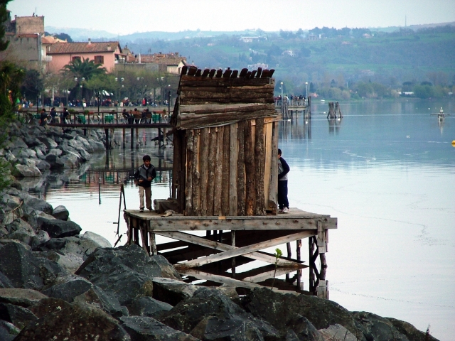 Moscacieca su palafitta