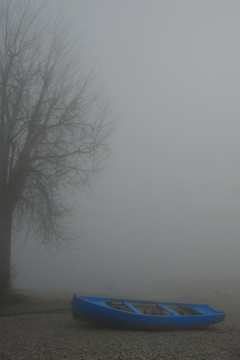 nebbia sul lago di Garda
