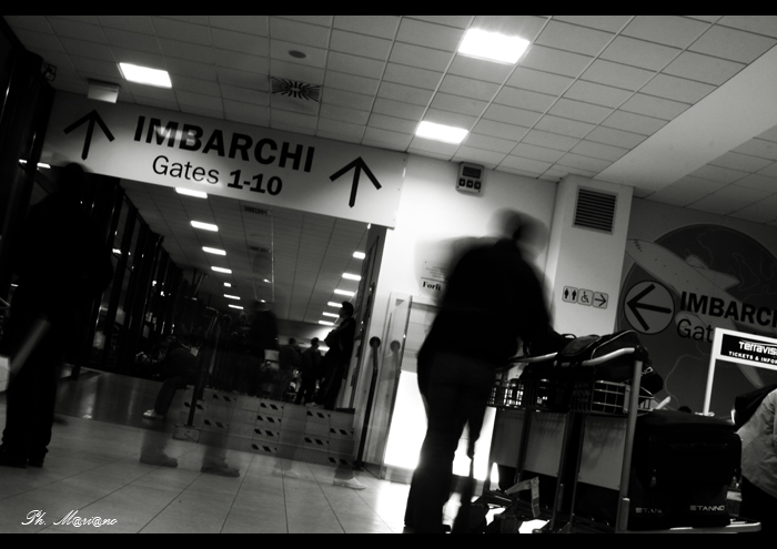 Waiting for departure