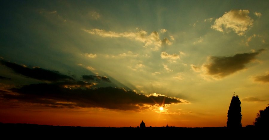 Tramonto su Roma