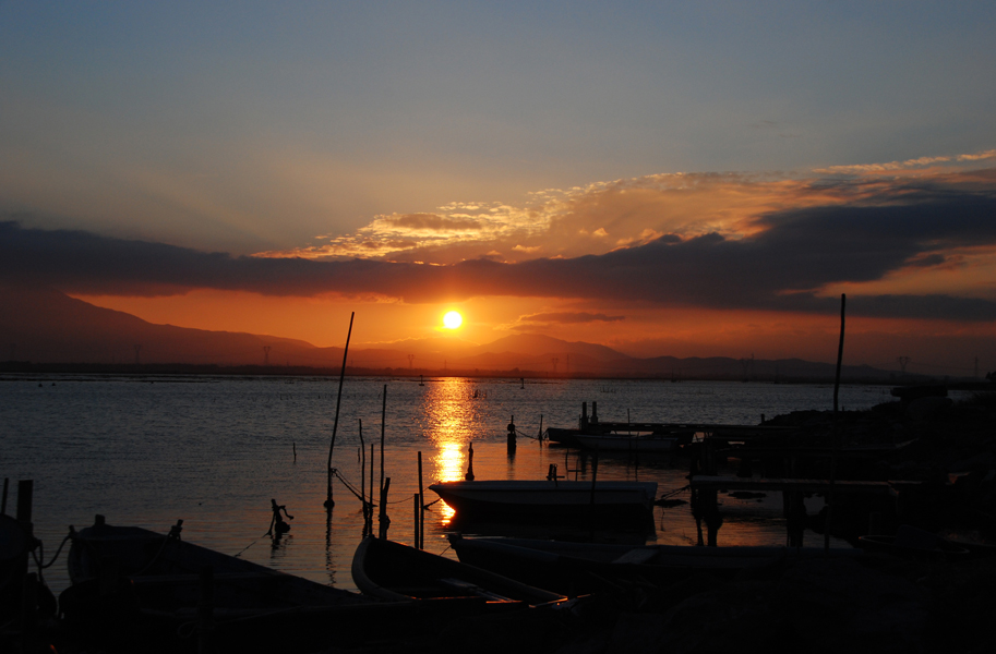 La laguna al tramonto