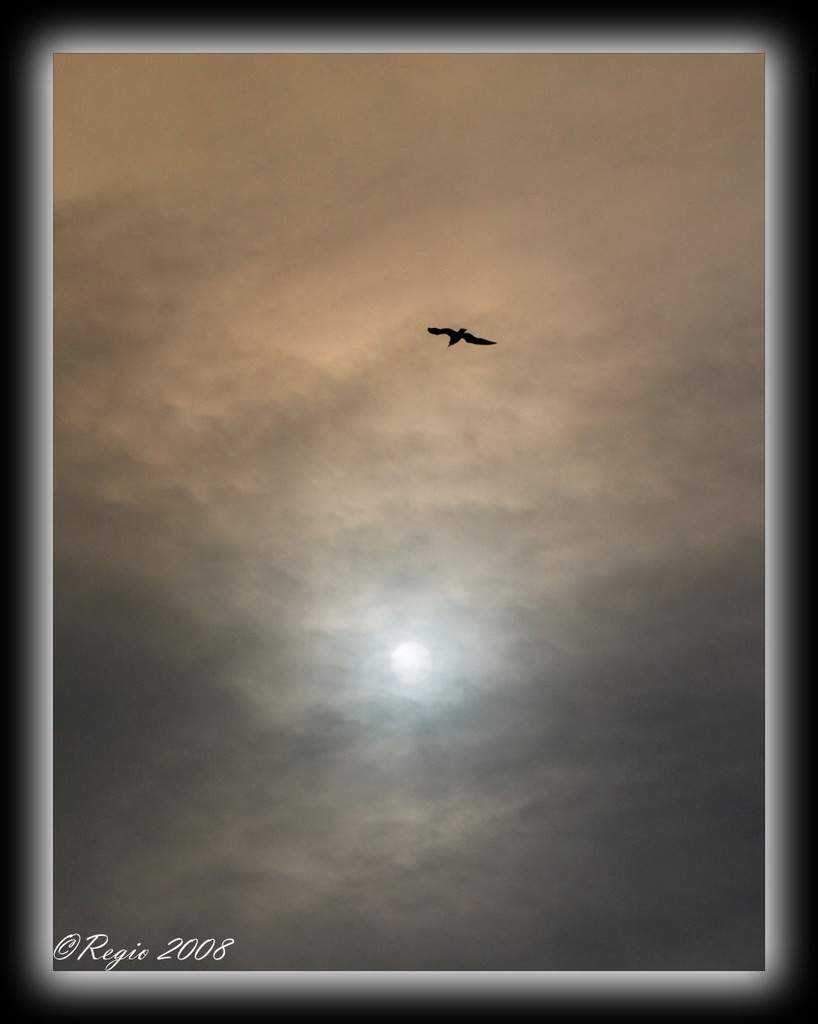Cielo di tempesta sul mare