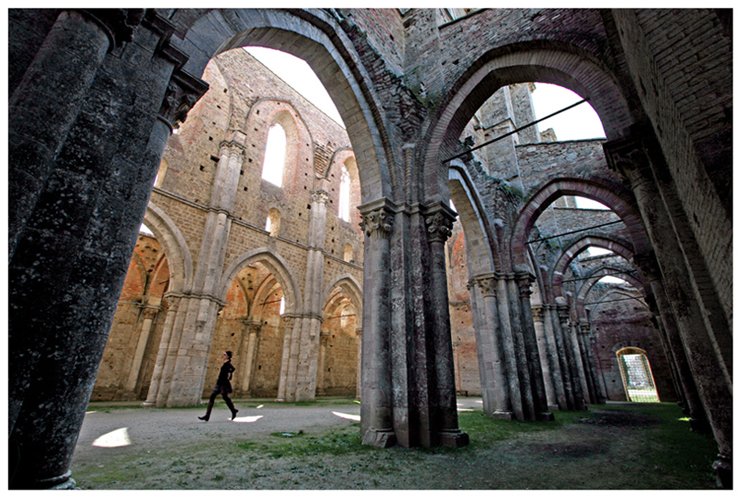 Chiusdino (SI), San Galgano, marzo 2008