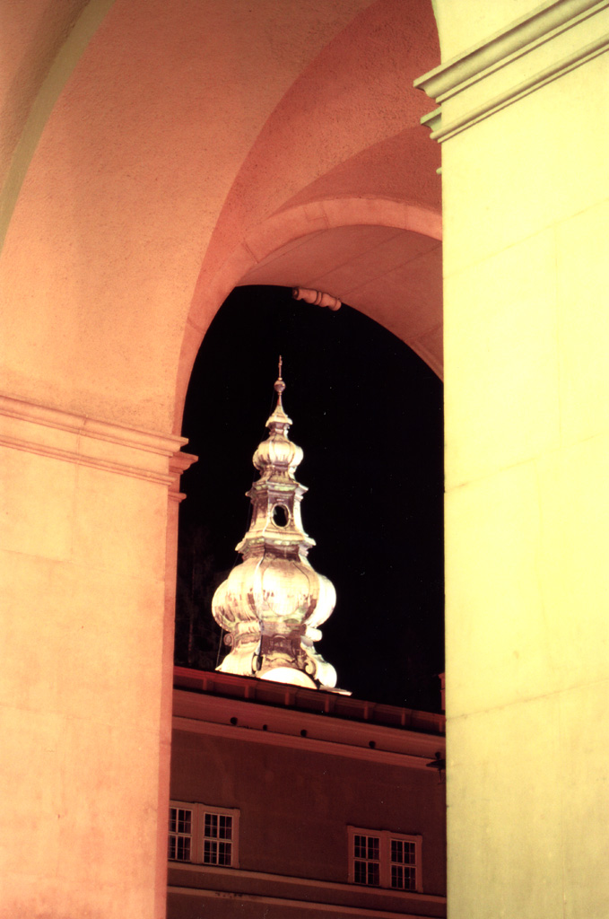 San Pietro a Salisburgo - La cupola di notte