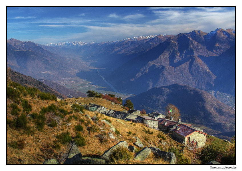 Valtellina dall'alto