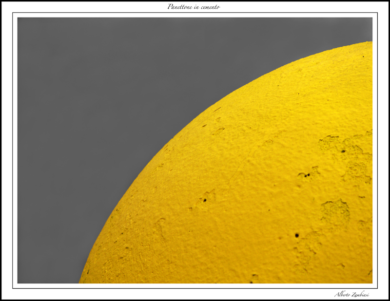 Panettone in cemento