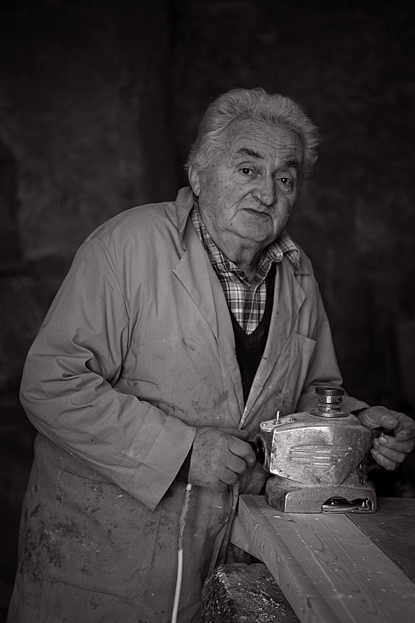 ...a bottega...in b/n