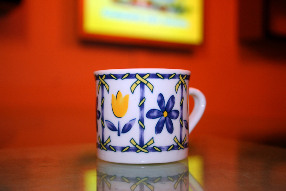 La tazzina solitaria...