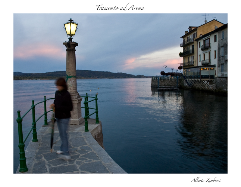 Tramonto ad Arona