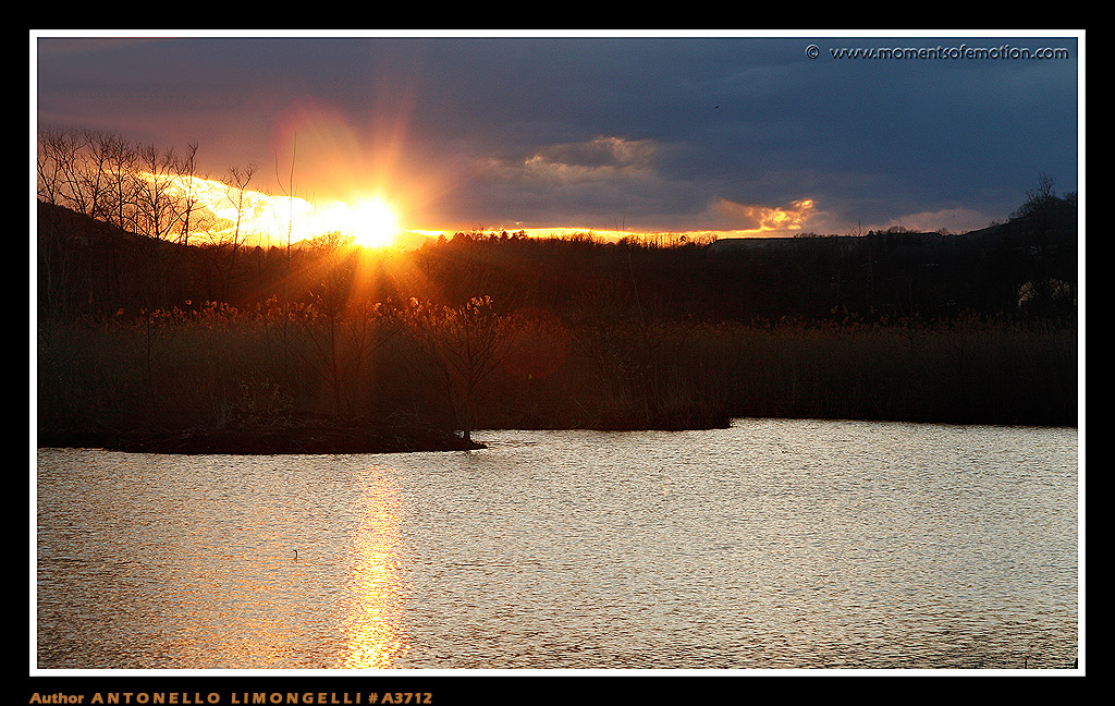Tramonto sulla Palude di Brabbia