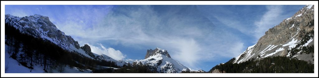 sulla cima della montagna