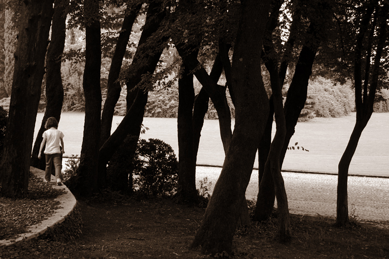 Quanto mi piace camminare sul muretto!!!