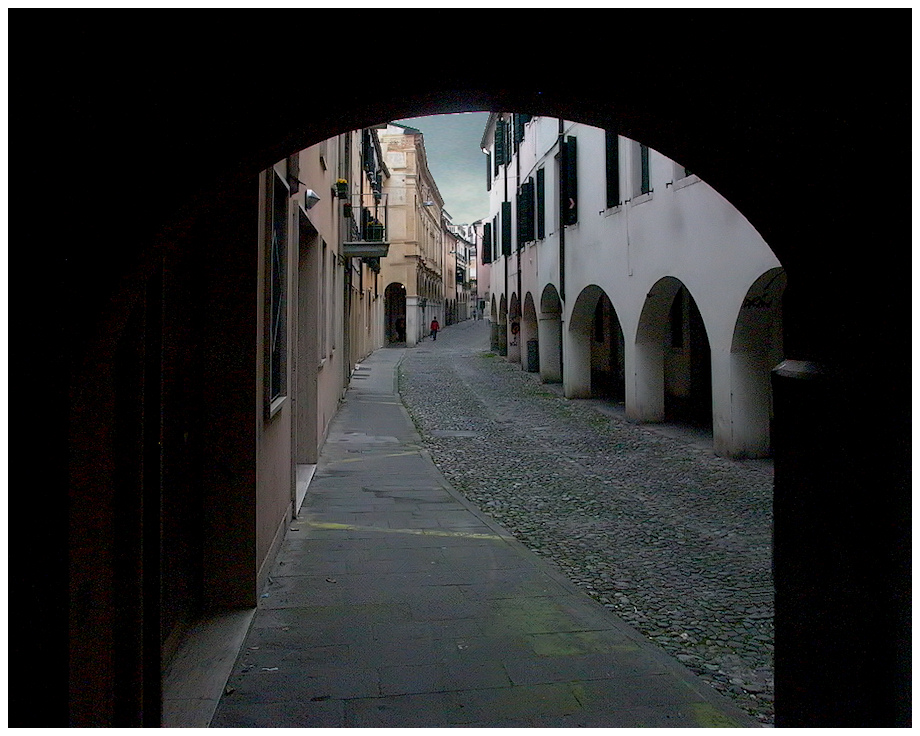 Appunti Padovani - Portici in Borgo della Paglia
