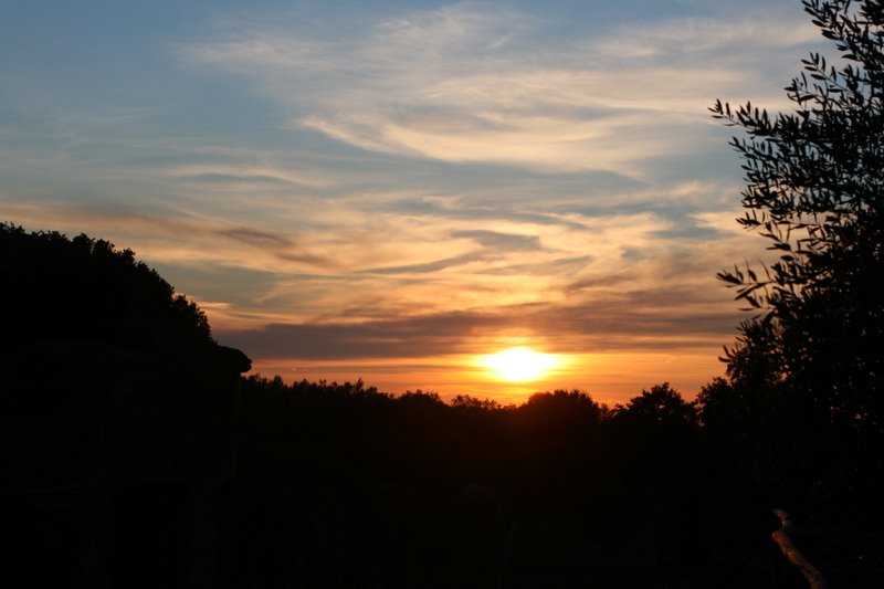 tramonto da Villla Adriana Tivoli
