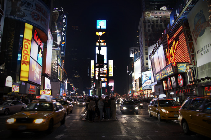 Times Square by night