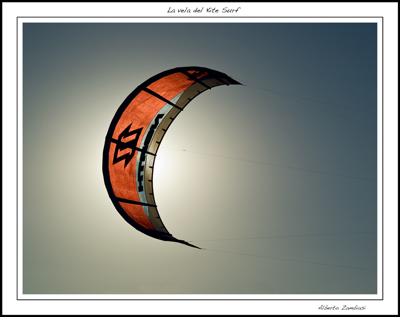 La vela del Kite Surf