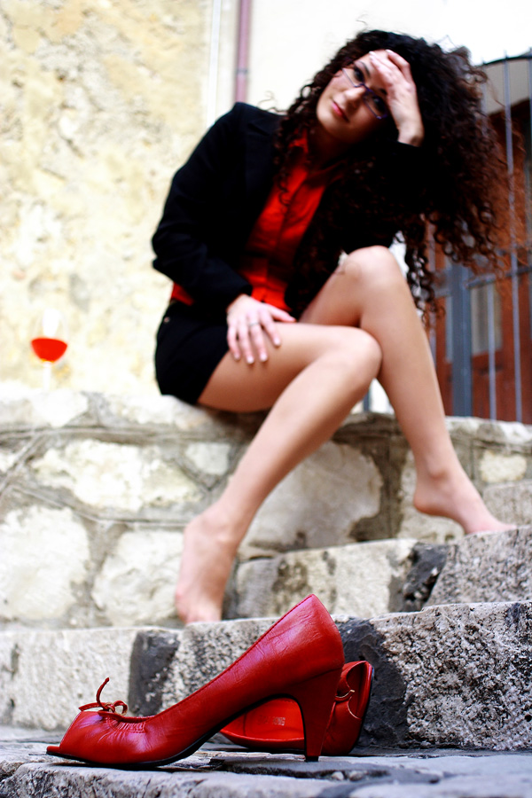 Red shoes