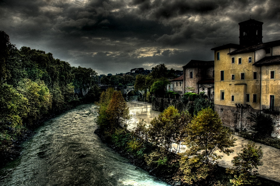 isola tiberina ( Tevere ) 01