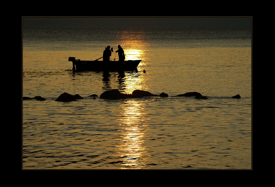 Pescatori all'alba