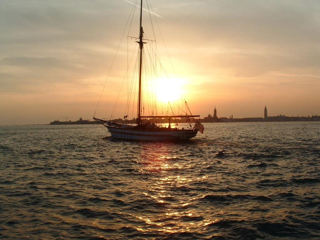 Tramonto sulla laguna