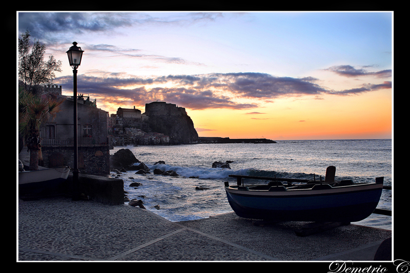 Tramonto a Scilla