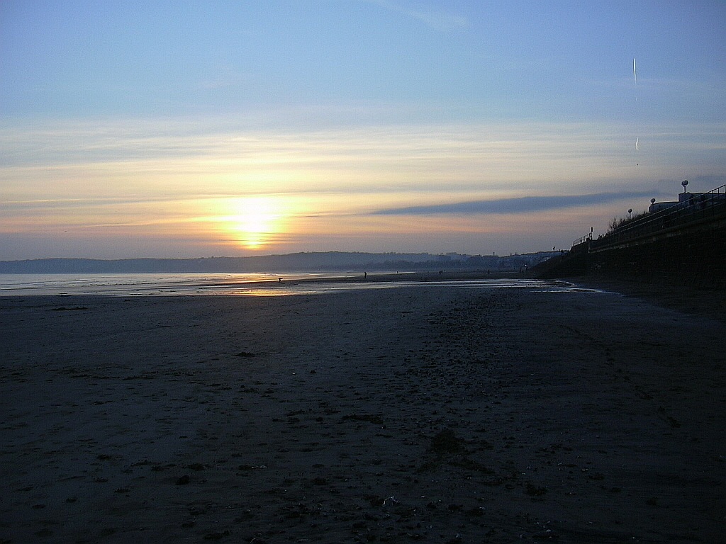 Tramonto a Swansea