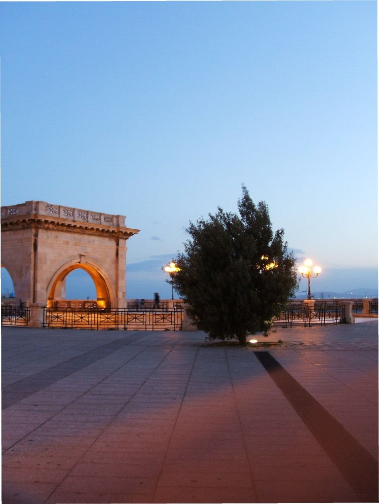 il tramonto, dal bastione di Saint Remy