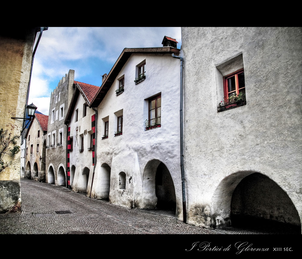 Via dei portici XIII sec. Glorenza