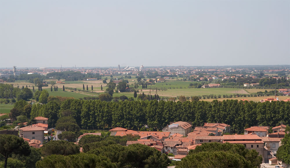 Panoramica su Pisa