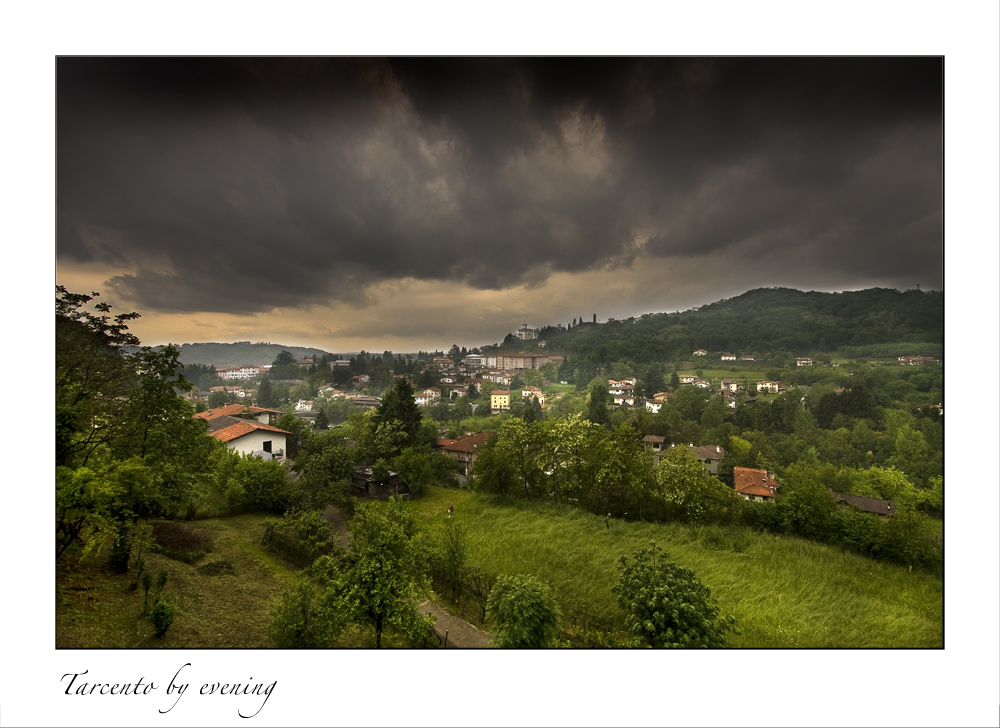 Tarcento by evening