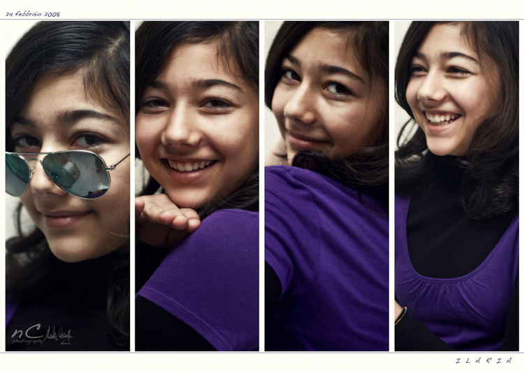 Ilaria composizione di ritratti