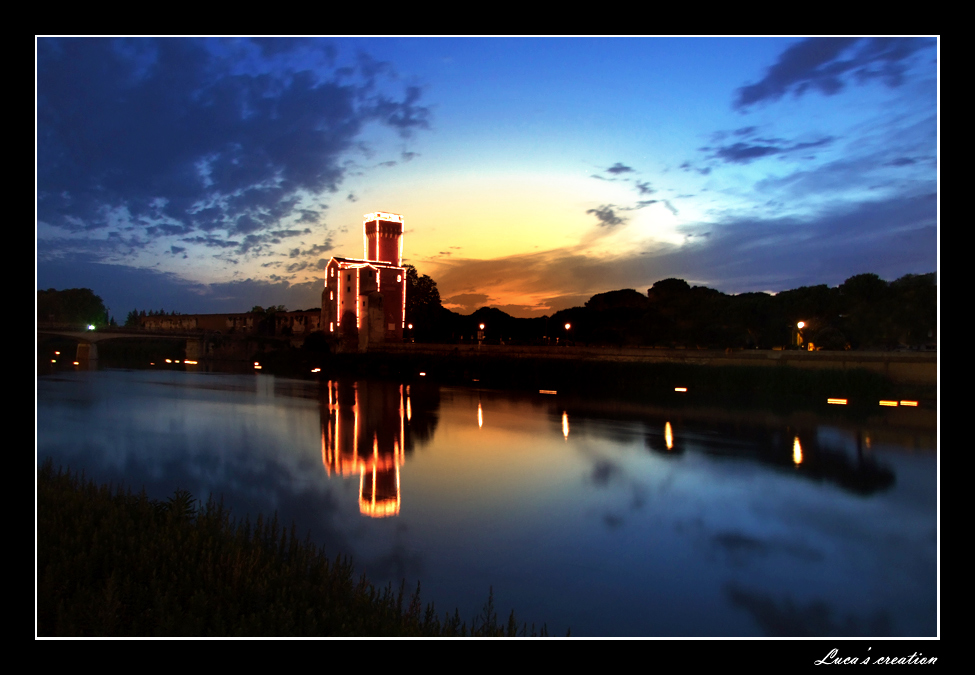 Luminara di Pisa: la cittadella