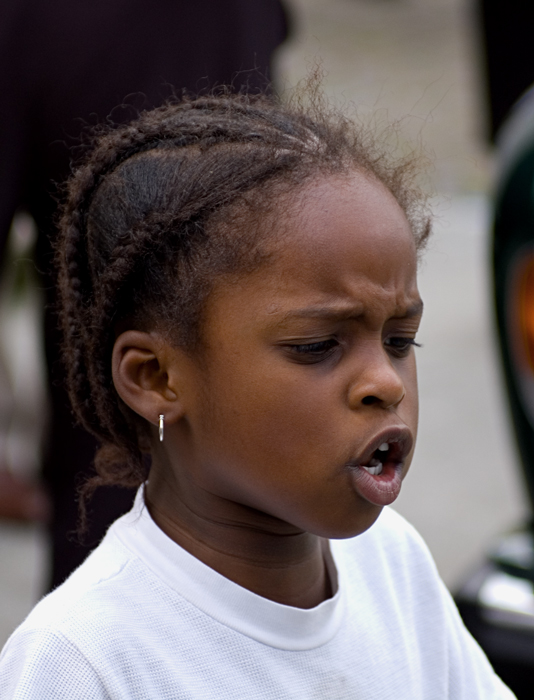 Bambina di carattere