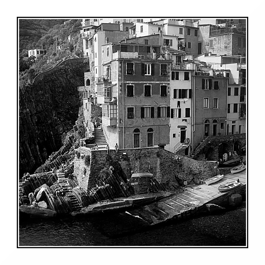 Riomaggiore  - Cinque Terre Con la Lubitel
