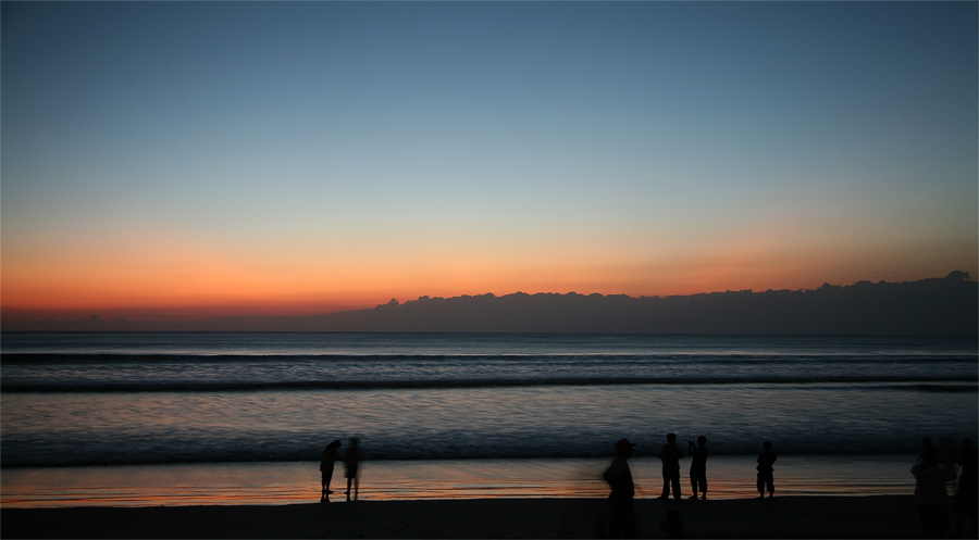 sunset at Kuta